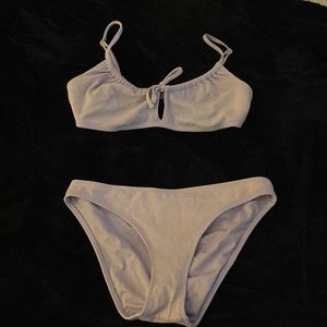I’m selling a Hollister pastel purple bathing suit size medium